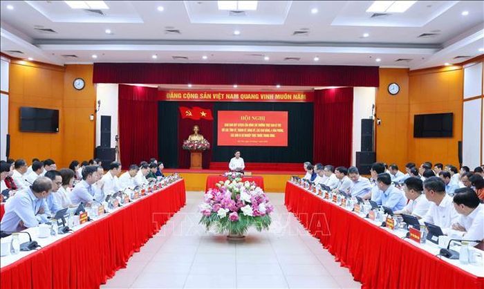 Quang cảnh hội nghị giao ban. Ảnh: Phương Hoa/TTXVN