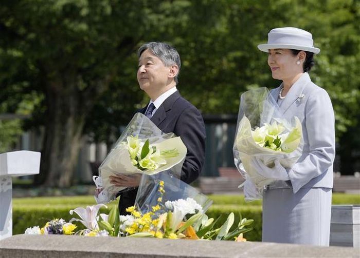 Nhà vua Nhật Bản Naruhito và Hoàng hậu Masako. Ảnh: Kyodo/TTXVN