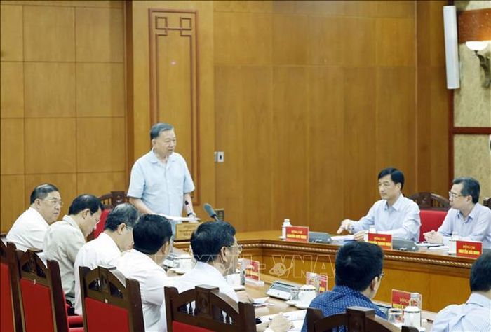 Tổng Bí thư, Chủ tịch nước Tô Lâm phát biểu chỉ đạo. Ảnh: Thống Nhất/TTXVN