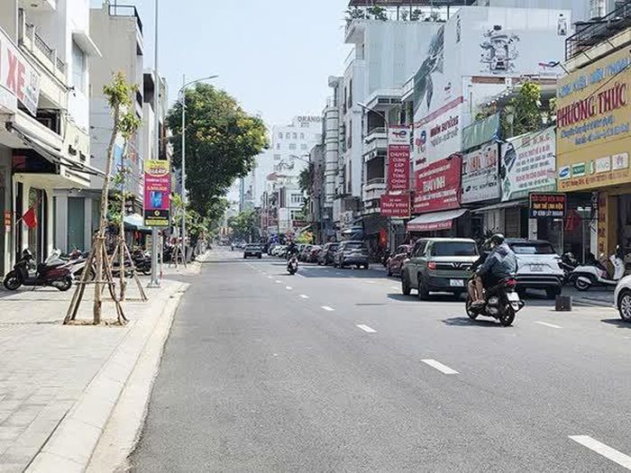 Tuyến đường Hoàng Diệu sau khi được ngầm hóa lưới điện.