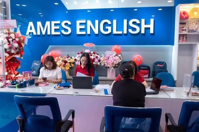 Trung tâm đào tạo tiếng Anh AMES English. Ảnh: AMES English.