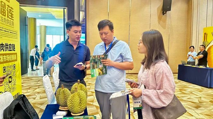 Doanh nghiệp kết nối giao thương tại hội thảo. Ảnh: Thanh Dung