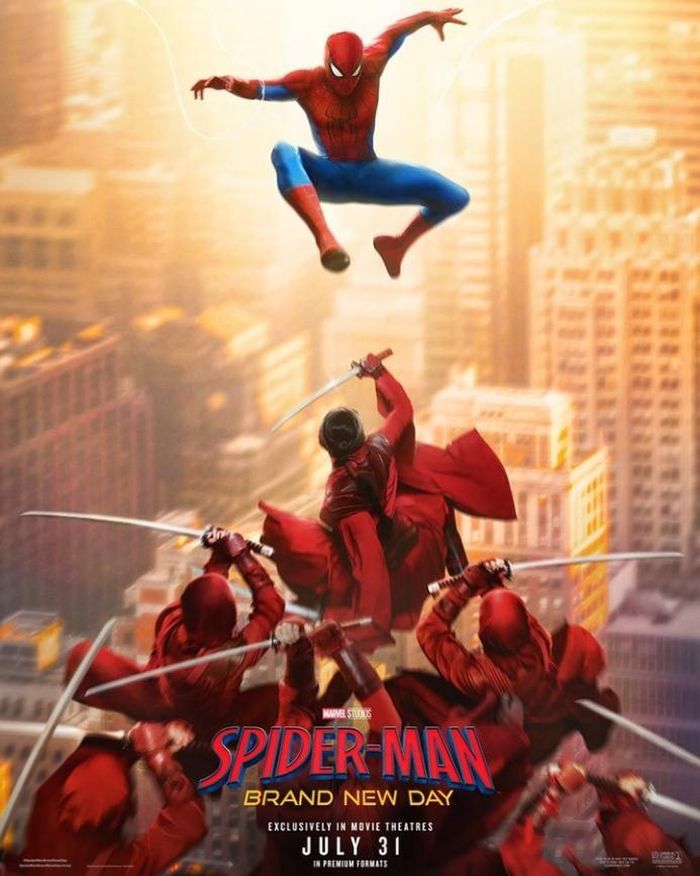 Poster của bộ phim Spider-Man: Brand New Day. Ảnh: NSX