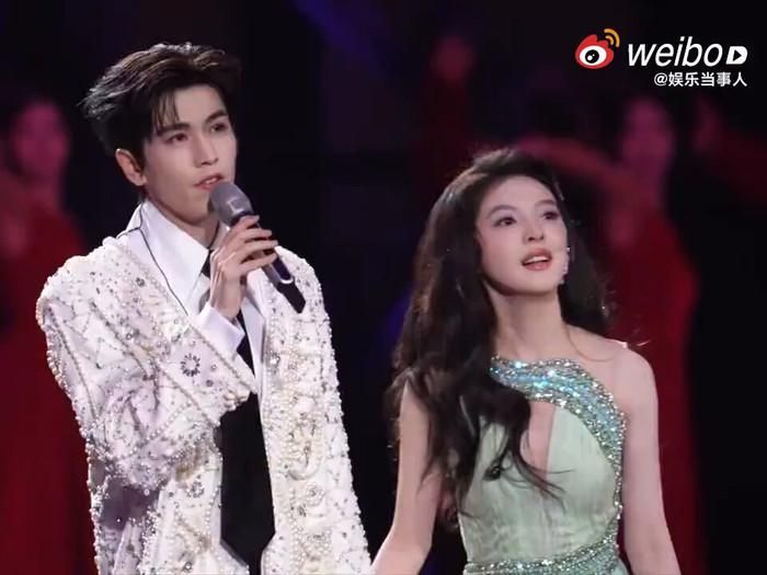 Nếu thông tin được xác nhận, đây sẽ là lần đầu Trương Lăng Hách và Chương Nhược Nam chính thức đóng cặp trên màn ảnh. Ảnh: Weibo.