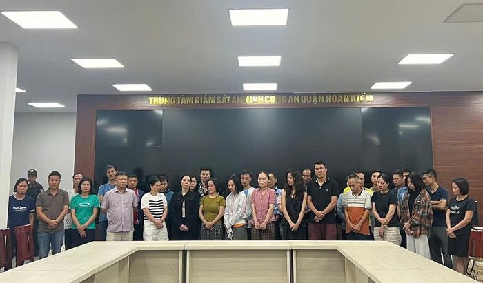 Một số bị can trong vụ án.