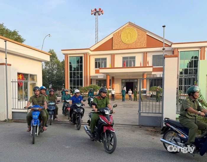 Công an xã Hòa Khánh quyết liệt đấu tranh, tấn công, trấn áp tội phạm về ma túy.