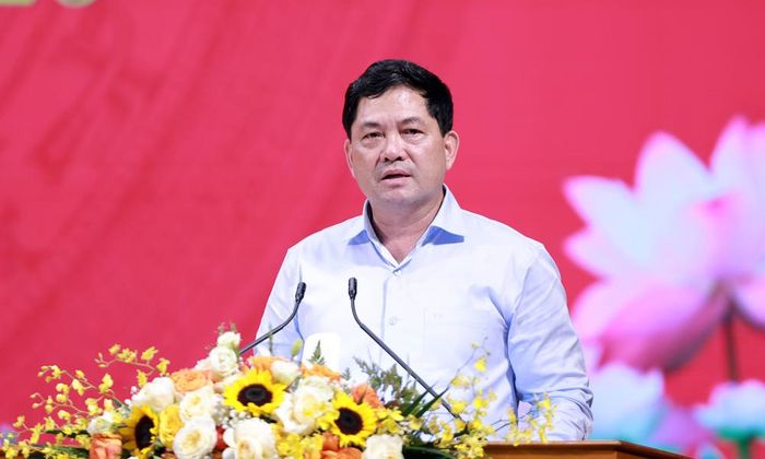 Bí thư Tỉnh ủy Nguyễn Hồng Thái phát biểu kết luận.