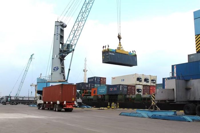  Hệ thống cảng biển là lợi thế để Gia Lai phát triển logistics và thu hút đầu tư. Trong ảnh: Hoạt động xuất khẩu hàng hóa qua Cảng Quy Nhơn. Ảnh: ĐVCC 