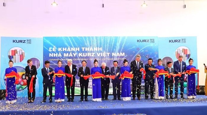  Khánh thành Nhà máy Kurz (100% vốn đầu tư của Đức) tại Khu công nghiệp, đô thị, dịch vụ Becamex VSIP Bình Định. Ảnh: ĐVCC 