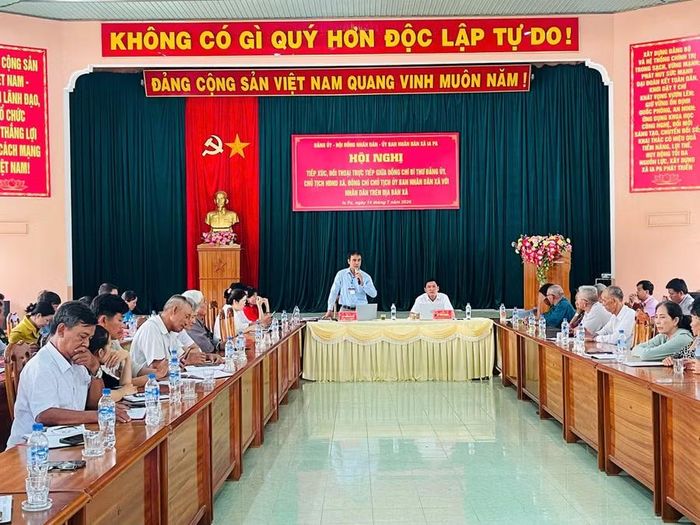 Quang cảnh hội nghị đối thoại. Ảnh: Vũ Chi