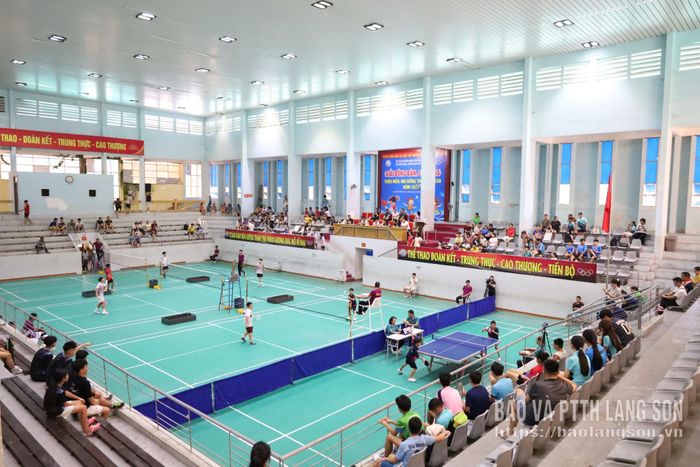 Các trận thi đấu diễn ra tại Nhà thi đấu thể thao tỉnh