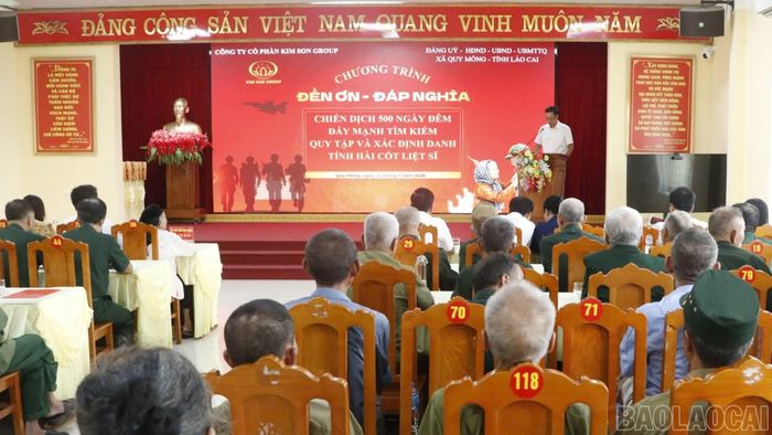 Quang cảnh buổi lễ tri ân.