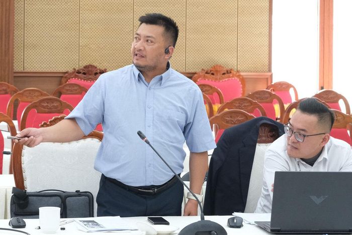 Đại diện các phường thuyết trình phương án