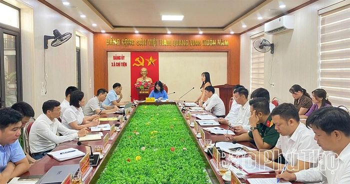 Quang cảnh buổi làm việc.