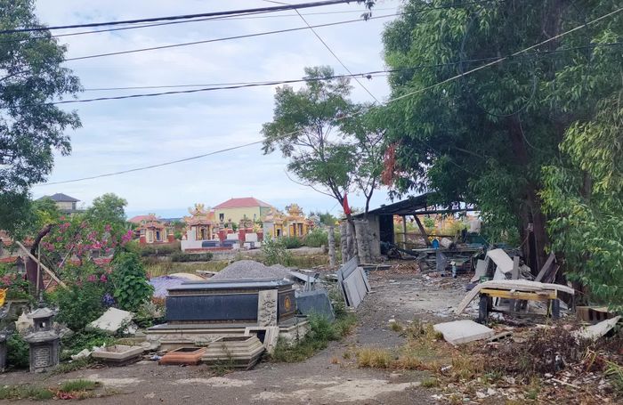 Khu đất được cho là ông Võ Doãn Khánh chiếm dụng làm cơ sở sản xuất gạch block đã chấm dứt hoạt động từ năm 2022 - Ảnh: T.L