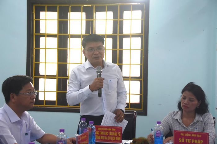 Đại diện các sở, ngành tham gia ý kiến - Ảnh: Đ.V