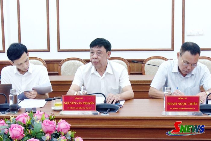 Đại biểu dự Kỳ họp thứ 5 UBKT Tỉnh ủy.