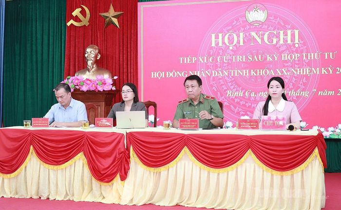 Tổ đại biểu số 7 HĐND tỉnh khóa XX, nhiệm kỳ 2026-2031 chủ trì buổi TXCT.
