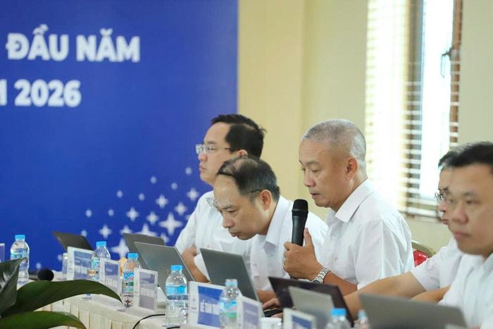 Ông Nguyễn Toàn Thắng - Chủ tịch Công đoàn PTC1 phát biểu