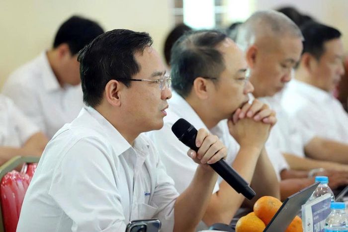Ông Phạm Quang Hòa - Phó giám đốc PTC1 phát biểu