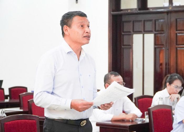 Phó Chủ tịch Thường trực UBND thành phố Đà Nẵng Hồ Kỳ Minh phát biểu tham luận. Ảnh: danang.gov.vn