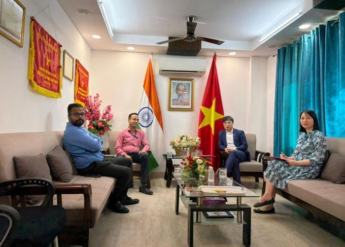 Thương vụ tổ chức buổi làm việc với Liên đoàn Công nghiệp Ấn Độ trước chuyến công tác tại Việt Nam