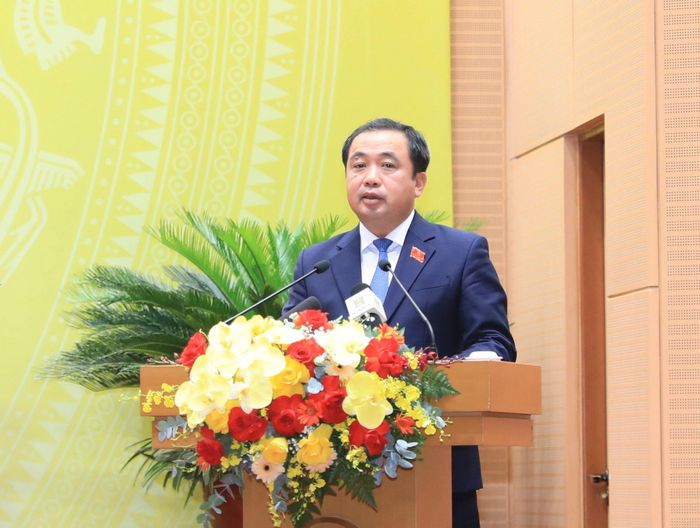 Bí thư Thành ủy Hà Nội Trần Đức Thắng.