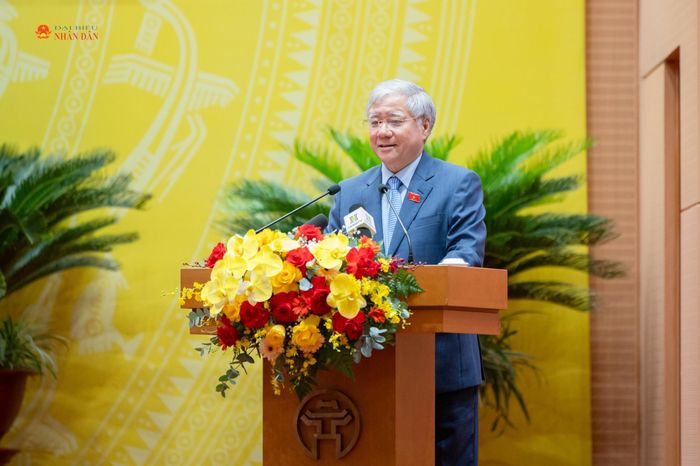 Phó Chủ tịch Thường trực Quốc hội Đỗ Văn Chiến phát biểu chỉ đạo tại kỳ họp. Ảnh: Phạm Thắng
