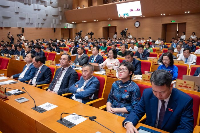 Các đại biểu tham dự kỳ họp. Ảnh: Phạm Thắng