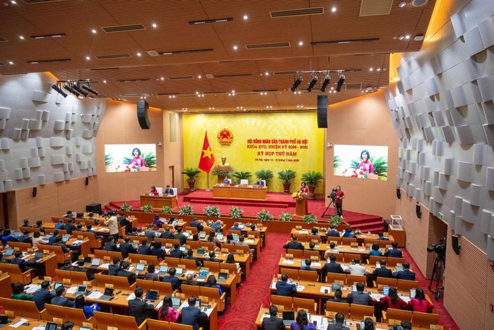 Quang cảnh kỳ họp. Ảnh: Phạm Thắng