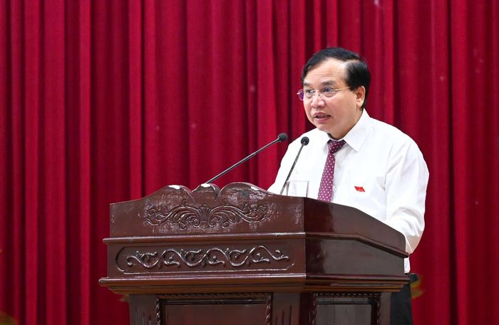 Phó Chủ tịch HĐND tỉnh Nguyễn Như Khôi kết luận nội dung phiên chất vấn