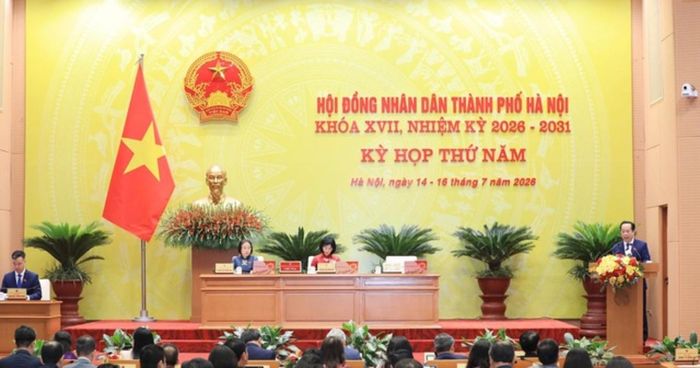 Kỳ họp thứ 5, HĐND TP. Hà Nội khóa XVII chính thức khai mạc sáng 14/7. Ảnh: VGP