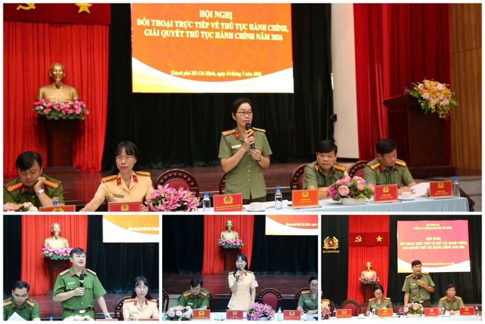 Đại diện các phòng nghiệp vụ trả lời câu hỏi của các cá nhân, doanh nghiệp...