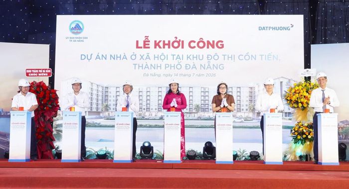 Dự án nhà ở xã hội tại Khu đô thị Cồn Tiến góp phần thực hiện mục tiêu phát triển gần 29.000 căn nhà ở xã hội của TP Đà Nẵng giai đoạn 2025-2030.