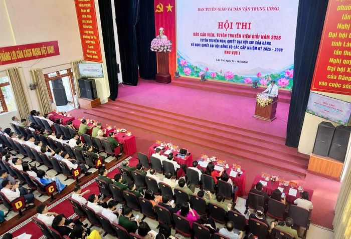 Toàn cảnh hội thi.