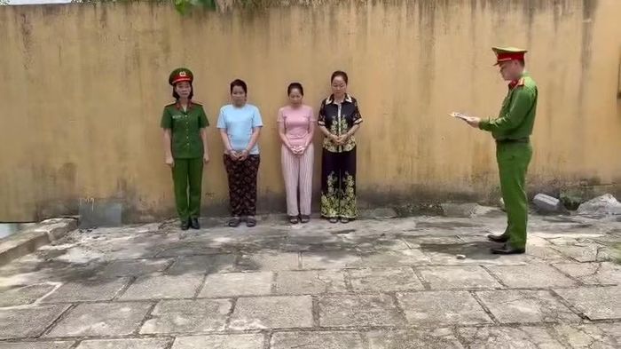 Các bị can liên quan đến chuyên án vừa bị khởi tố.