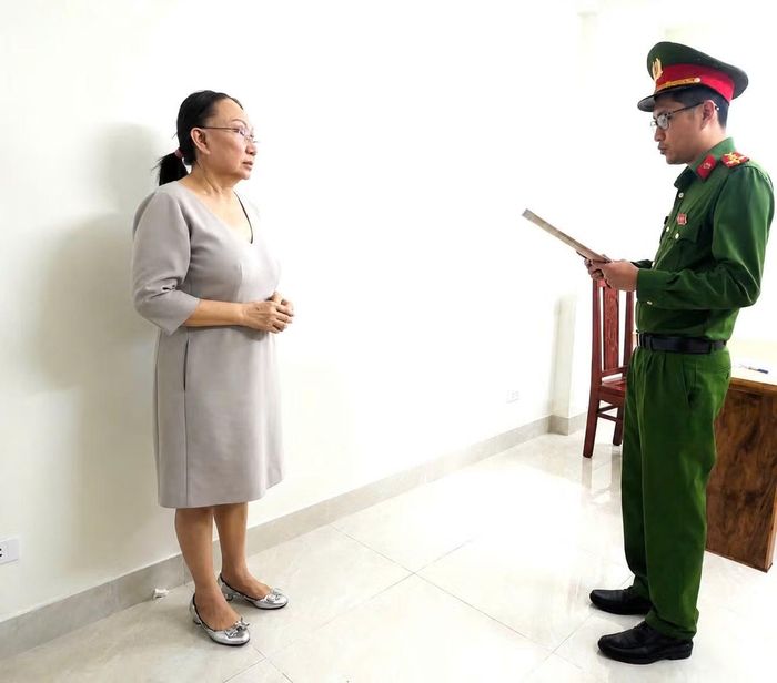 Bị can Lê Thị Ngọc Mỹ (chủ tiệm vàng Kim Lý).