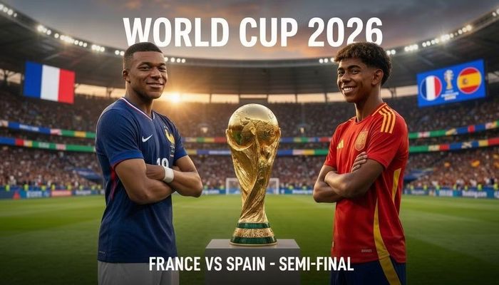 Pháp gặp Tây Ban Nha được xem là cặp đấu hấp dẫn nhất vòng bán kết World Cup 2026. Ảnh: Reuters.