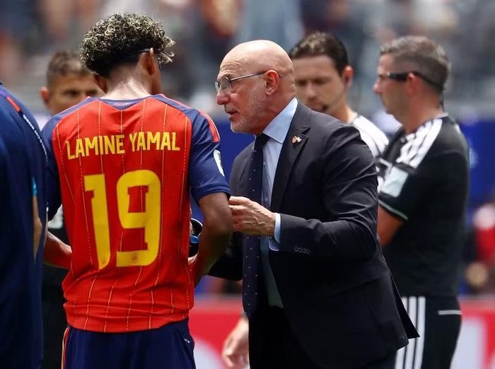 Tuyển Tây Ban Nha khởi đầu hành trình tại World Cup 2026 không mấy ấn tượng nhưng đã dần dần lột xác với chiến thuật của HLV Luis de la Fuente. Ảnh: Reuters.
