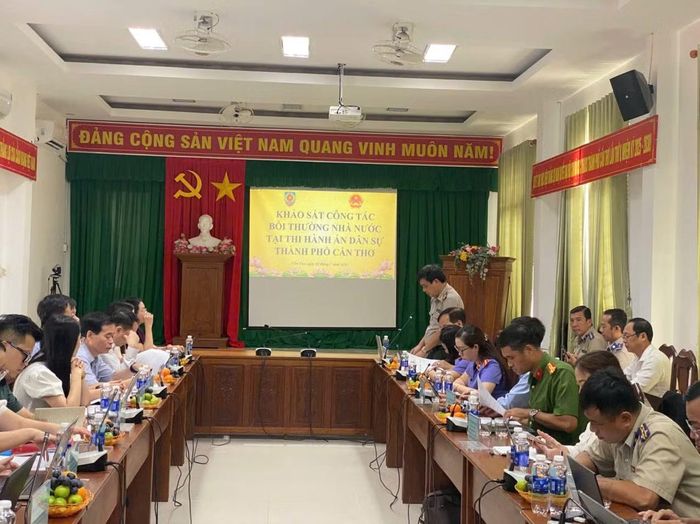 Bộ Tư pháp phối hợp với Ủy ban pháp luật và Tư pháp của Quốc hội tổ chức khảo sát thực hiện công tác bồi thường nhà nước tại TP Cần Thơ ngày 2/7/2026.