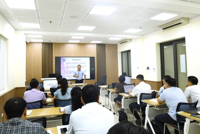 Quang cảnh lớp học. Ảnh: N.Ly