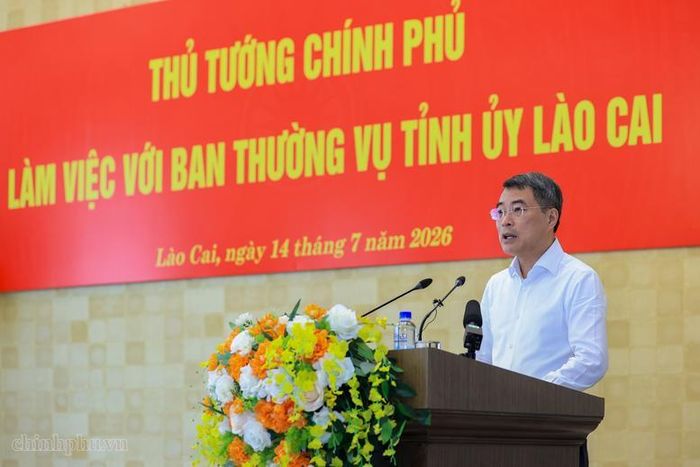 Thủ tướng Lê Minh Hưng phát biểu kết luận. Ảnh: chinhphu.vn