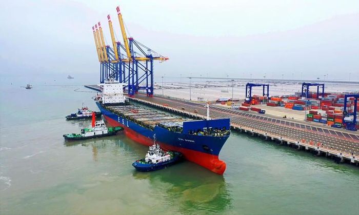 Đến năm 2030, hệ thống cảng biển Việt Nam phấn đấu đáp ứng sản lượng hàng hóa thông qua từ 1.396-1.656 triệu tấn. (Ảnh minh họa).