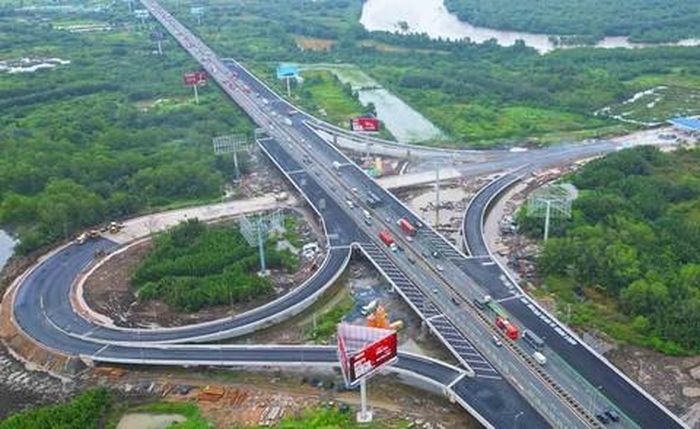 Một nút giao kết nối đoạn Tân Vạn - Nhơn Trạch thuộc Vành đai 3 với cao tốc TPHCM - Long Thành