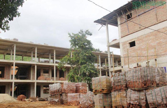 Dự án Trường phổ thông nội trú liên cấp Tiểu học và THCS tại xã Quế Phong, Nghệ An đang được gấp rút triển khai.