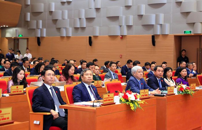 Các đại biểu dự kỳ họp.