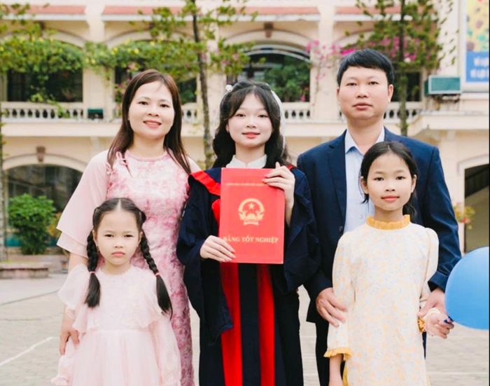 Bích Ngọc và gia đình em.