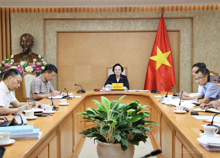 Quang cảnh cuộc làm việc. (Ảnh: VGP)