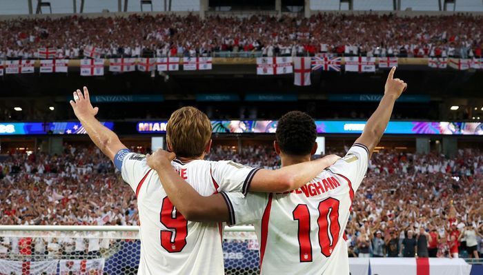 Việc đội tuyển Anh đi sâu tại World Cup 2026 đã góp phần thúc đẩy tiêu dùng trong nước. Ảnh: Fanpage đội tuyển Anh