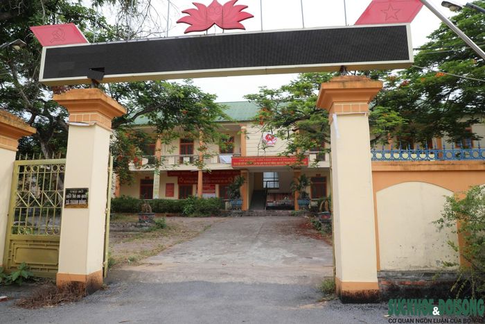 Trụ sở xã Thanh Đồng (cũ) thuộc diện dôi dư sau sắp xếp đơn vị hành chính.